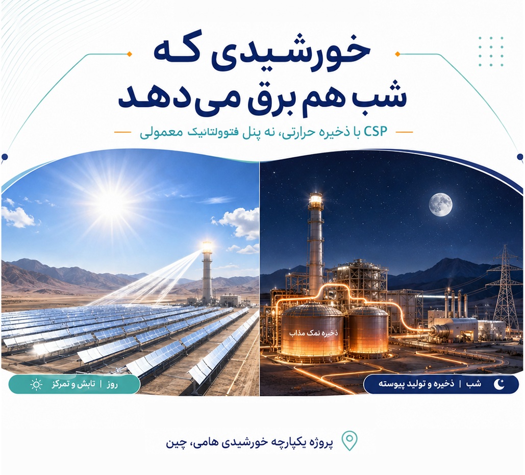 نمای پروژه‌های زیرساخت انرژی تاچکو