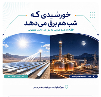 خورشیدی که شب هم برق می‌دهد؛