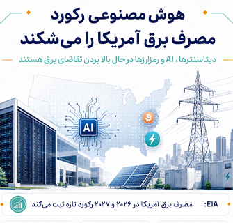 هوش مصنوعی مصرف برق آمریکا را به رکورد تازه می‌رساند